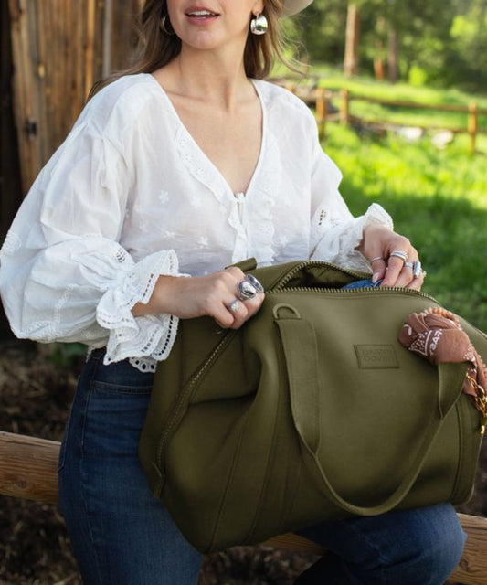 Landon Carryall in Dark Moss, Large
