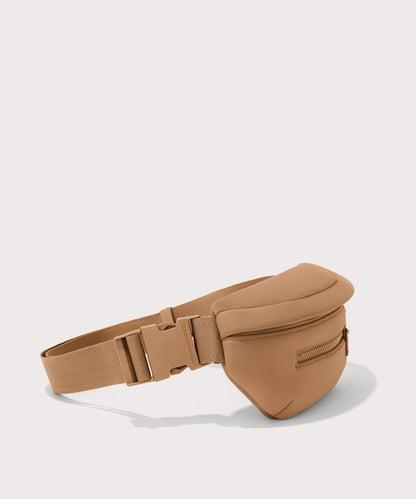 Dagne Dover Ace Fanny Pack in camel seen from the side
