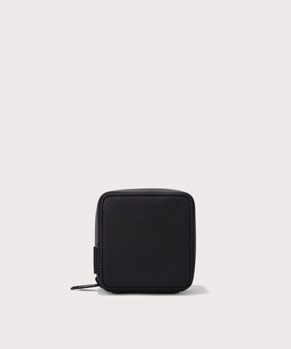 Dagne Dover small Arlo Tech Organizer in black.