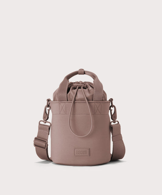 Dagne Dover Nico Bucket Bag in pink.