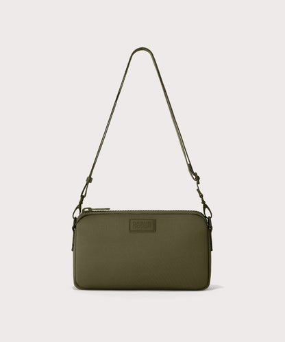 Dagne Dover Nora Shoulder Bag in dark green.