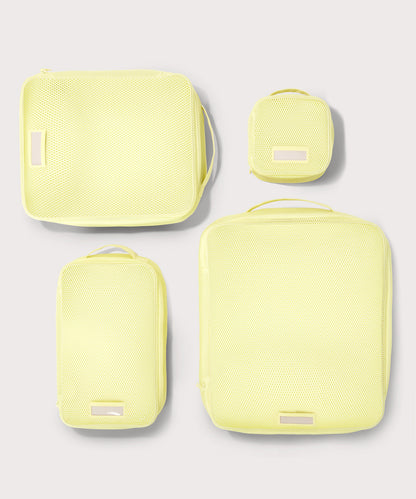 Roma Packing Cube in Citrine Air Mesh, Medium