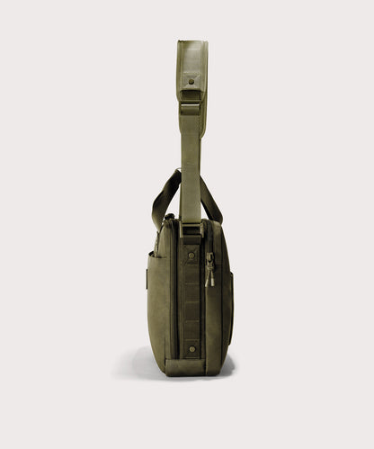 Berlin Travel Brief in Dark Moss